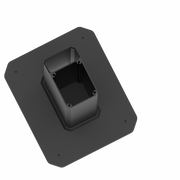 Kanto SX22 22" Tall Fillable Speaker Stands with Isolation Feet - Pair, Black V398-KO-SX22