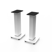 Kanto SX22W 22" Tall Fillable Speaker Stands with Isolation Feet - Pair, White V398-KO-SX22W