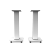 Kanto SX22W 22" Tall Fillable Speaker Stands with Isolation Feet - Pair, White V398-KO-SX22W