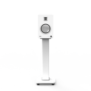 Kanto SX22W 22" Tall Fillable Speaker Stands with Isolation Feet - Pair, White V398-KO-SX22W