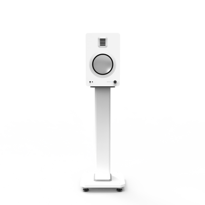 Kanto SX22W 22" Tall Fillable Speaker Stands with Isolation Feet - Pair, White V398-KO-SX22W