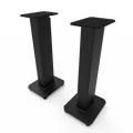 Kanto SX26 26" Tall Fillable Speaker Stands with Isolation Feet - Pair, Black V398-KO-SX26