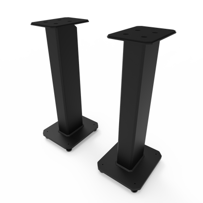 Kanto SX26 26" Tall Fillable Speaker Stands with Isolation Feet - Pair, Black V398-KO-SX26
