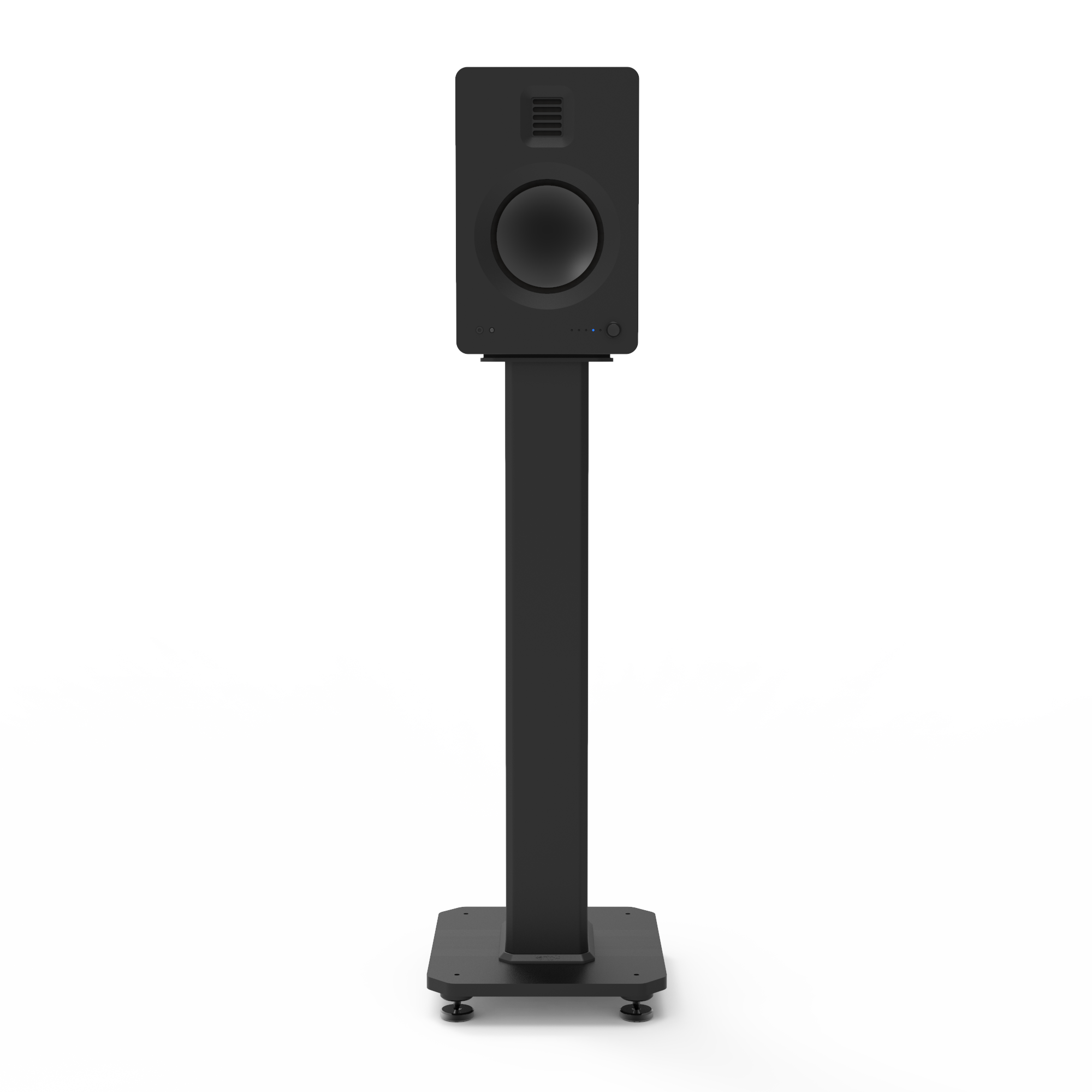 Kanto SX26 26" Tall Fillable Speaker Stands with Isolation Feet - Pair, Black V398-KO-SX26