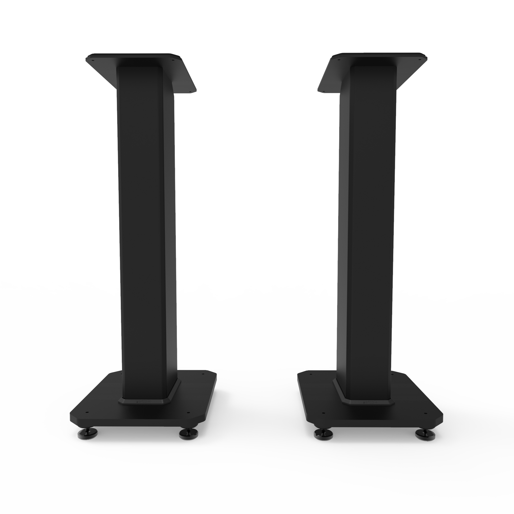 Kanto SX26 26" Tall Fillable Speaker Stands with Isolation Feet - Pair, Black V398-KO-SX26