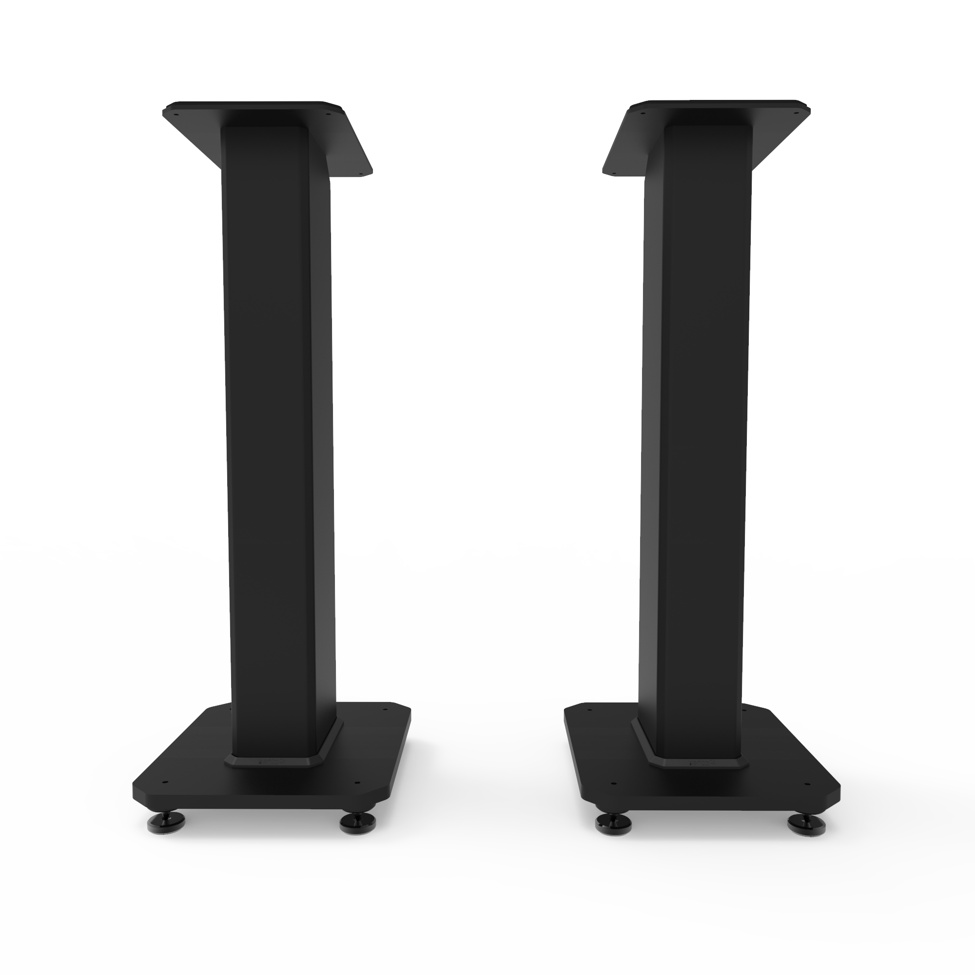 Kanto SX26 26" Tall Fillable Speaker Stands with Isolation Feet - Pair, Black V398-KO-SX26