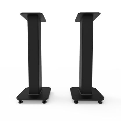 Kanto SX26 26" Tall Fillable Speaker Stands with Isolation Feet - Pair, Black V398-KO-SX26