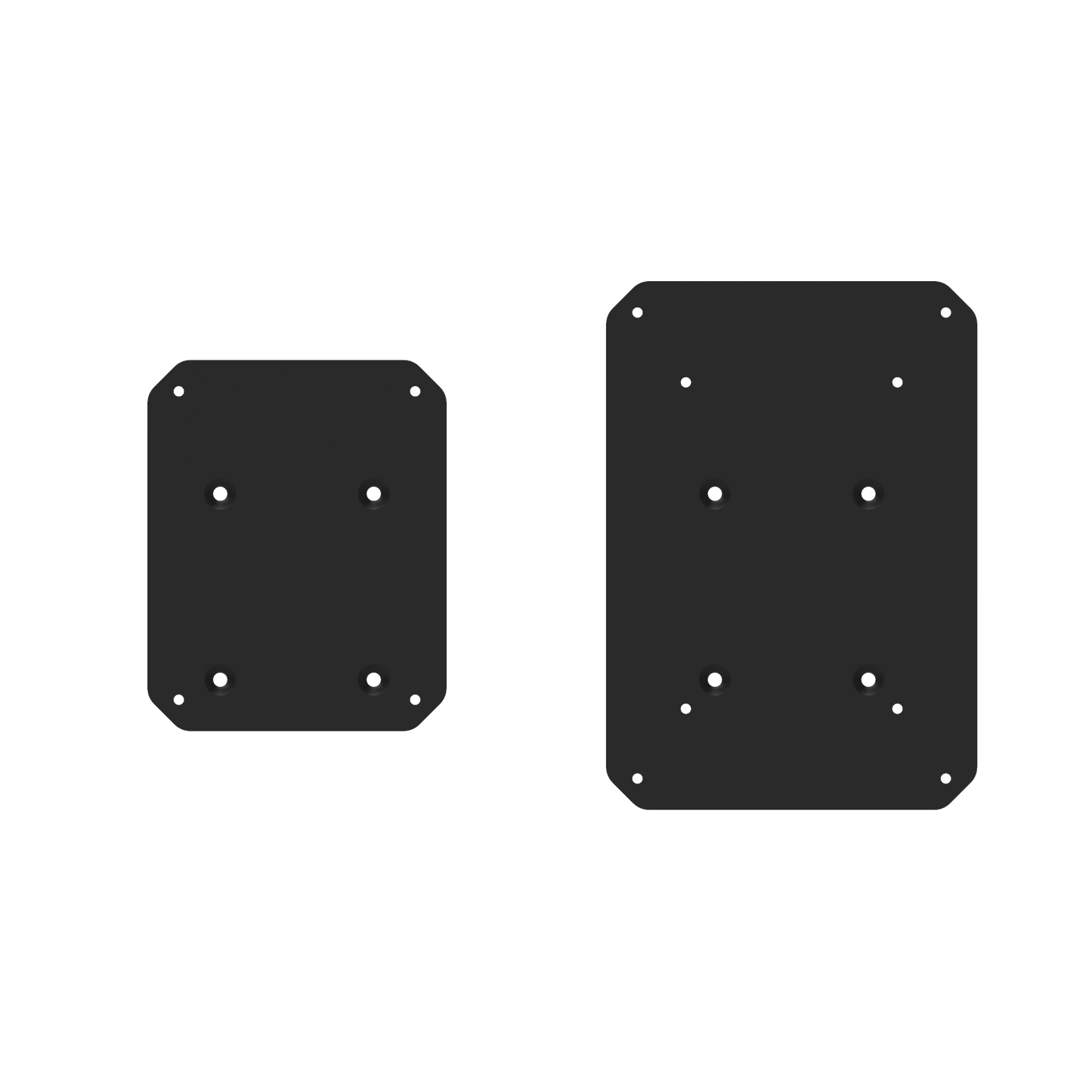Kanto SX26 26" Tall Fillable Speaker Stands with Isolation Feet - Pair, Black V398-KO-SX26