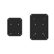 Kanto SX26 26" Tall Fillable Speaker Stands with Isolation Feet - Pair, Black V398-KO-SX26