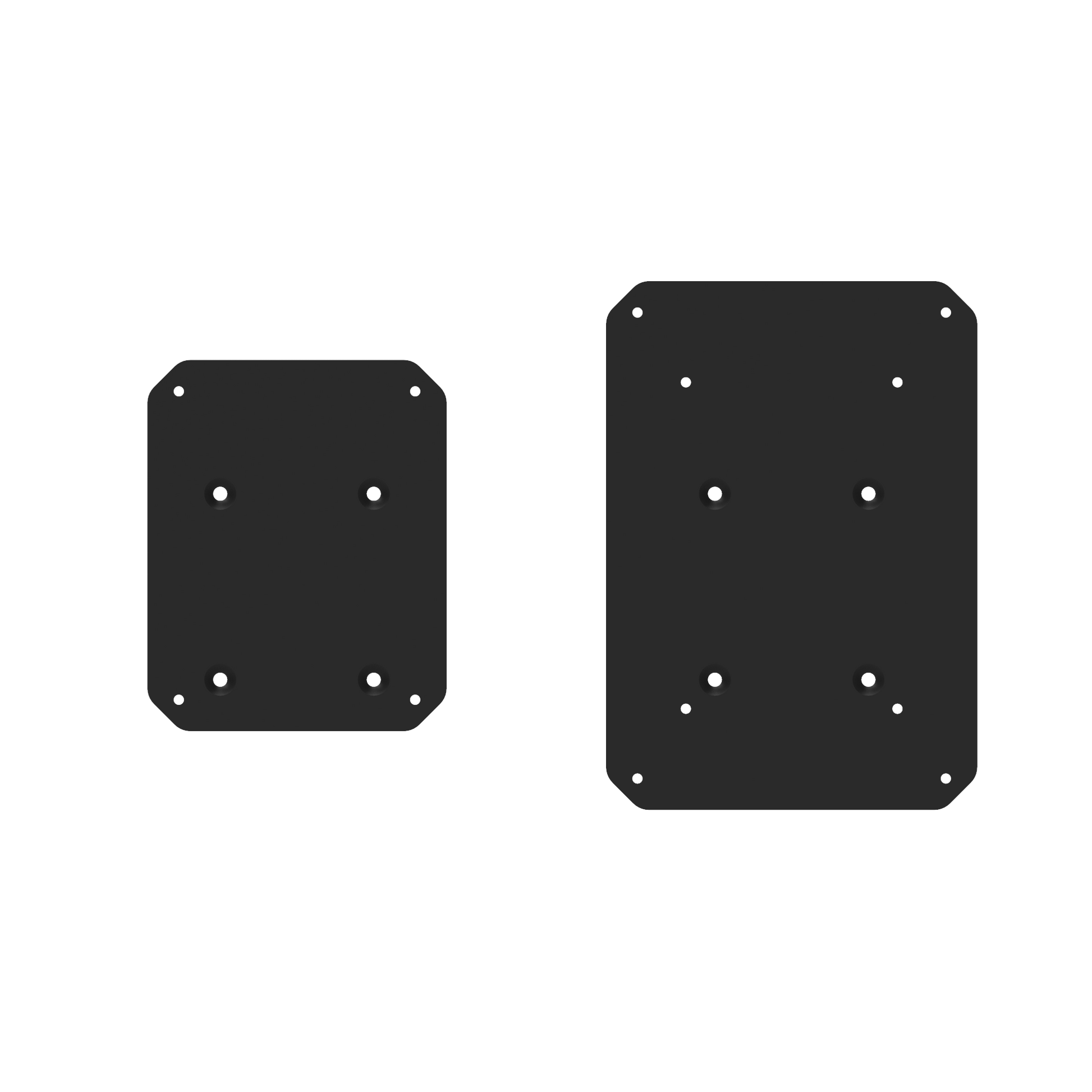 Kanto SX26 26" Tall Fillable Speaker Stands with Isolation Feet - Pair, Black V398-KO-SX26