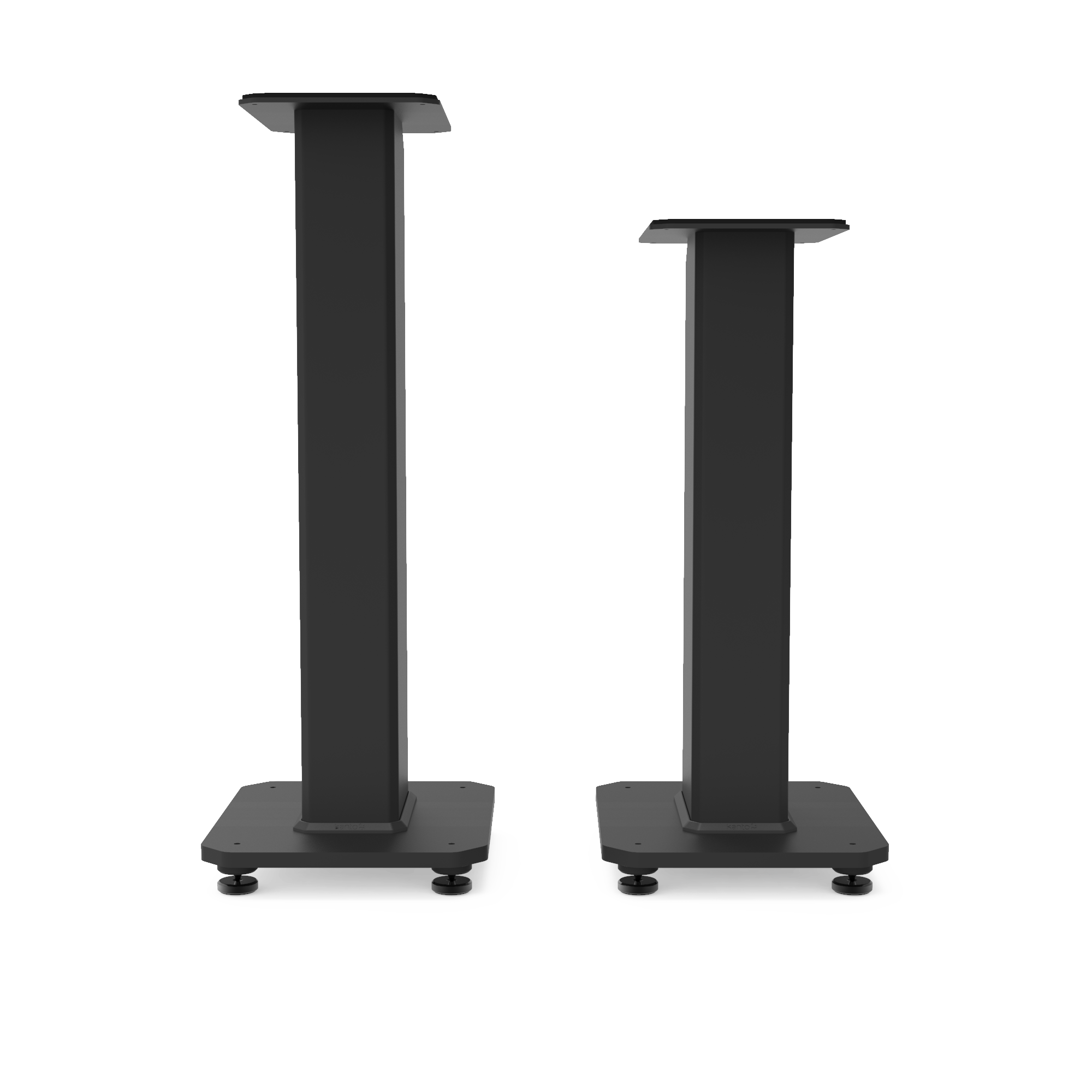 Kanto SX26 26" Tall Fillable Speaker Stands with Isolation Feet - Pair, Black V398-KO-SX26