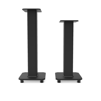 Kanto SX26 26" Tall Fillable Speaker Stands with Isolation Feet - Pair, Black V398-KO-SX26