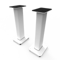 Kanto SX26W 26" Tall Fillable Speaker Stands with Isolation Feet - Pair, White V398-KO-SX26W