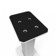 Kanto SX26W 26" Tall Fillable Speaker Stands with Isolation Feet - Pair, White V398-KO-SX26W