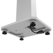 Kanto SX26W 26" Tall Fillable Speaker Stands with Isolation Feet - Pair, White V398-KO-SX26W