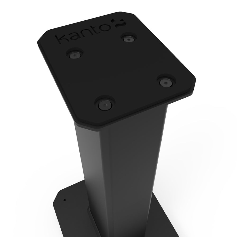 Kanto SX30 30" Tall Fillable Speaker Stands with Isolation Feet - Pair, Black V398-KO-SX30
