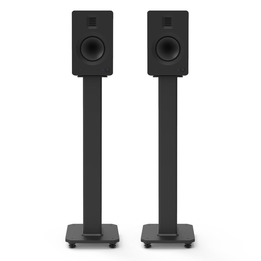 Kanto SX30 30" Tall Fillable Speaker Stands with Isolation Feet - Pair, Black V398-KO-SX30
