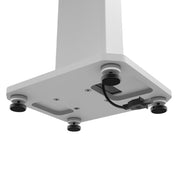 Kanto SX30W 30" Tall Fillable Speaker Stands with Isolation Feet - Pair, White V398-KO-SX30W