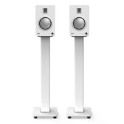 Kanto SX30W 30" Tall Fillable Speaker Stands with Isolation Feet - Pair, White V398-KO-SX30W