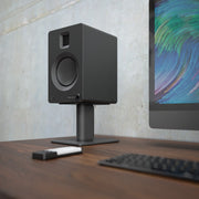 Kanto TUK 260W Powered Bookshelf Speakers with Headphone Out, USB Input, Dedicated Phono Pre-amp, Bluetooth - V398-KO-TUKMB-I
