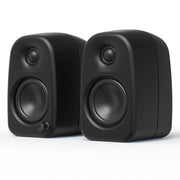 Kanto UKI 100W Desktop Speakers with Bluetooth, USB-C, Headphone out, Onyx (Matte Black), Pair V398-KO-UKIDMBO-I