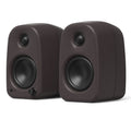Kanto UKI 100W Desktop Speakers with Bluetooth, USB-C, Headphone out, Pumice (Speckled Brown), Pair V398-KO-UKIDSBB-I