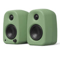 Kanto UKI 100W Desktop Speakers with Bluetooth, USB-C, Headphone out, Sage (Matte Green), Pair V398-KO-UKIDSBN-I