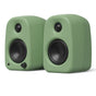 Kanto UKI 100W Desktop Speakers with Bluetooth, USB-C, Headphone out, Sage (Matte Green), Pair V398-KO-UKIDSBN-I