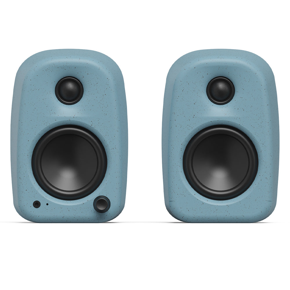 Kanto UKI 100W Desktop Speakers with Bluetooth, USB-C, Headphone out, Cornflower (Matte Blue), Pair V398-KO-UKIDSBU-I