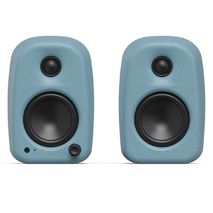 Kanto UKI 100W Desktop Speakers with Bluetooth, USB-C, Headphone out, Cornflower (Matte Blue), Pair V398-KO-UKIDSBU-I