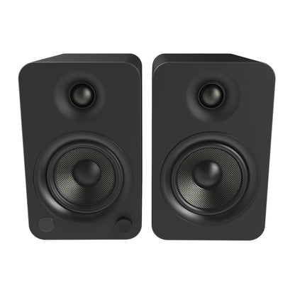 Kanto YU4 140W Powered Bookshelf Speakers with Bluetooth and Phono Preamp - Pair, Matte Black V398-KO-YU4MB-I