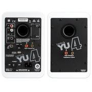 Kanto YU4 140W Powered Bookshelf Speakers with Bluetooth and Phono Preamp - Pair, Matte White V398-KO-YU4MW-I