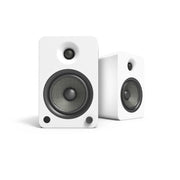 Kanto YU6 200W Powered Bookshelf Speakers with Bluetooth and Phono Preamp - Pair, Matte White V398-KO-YU6MW-I