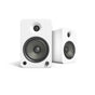 Kanto YU6 200W Powered Bookshelf Speakers with Bluetooth and Phono Preamp - Pair, Matte White V398-KO-YU6MW-I