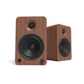 Kanto YU6 200W Powered Bookshelf Speakers with Bluetooth and Phono Preamp - Pair, Walnut V398-KO-YU6WALNUT-I