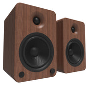 Kanto YU6 200W Powered Bookshelf Speakers with Bluetooth and Phono Preamp - Pair, Walnut V398-KO-YU6WALNUT-I
