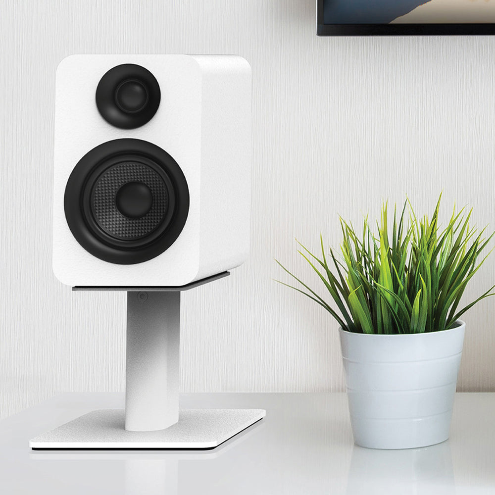 Kanto YU Passive 4" Speakers with 1" Silk Dome Tweeter and 4" Kevlar Woofer - White, Pair V398-KO-YUP4W