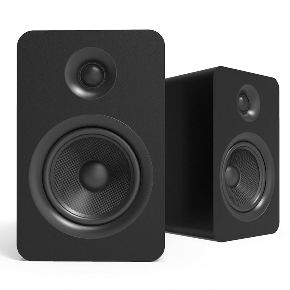 Kanto YU Passive 5.25" Speakers with 1" Silk Dome Tweeter and 5.25" Kevlar Woofer - Black, Pair V398-KO-YUP6