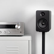 Kanto YU Passive 5.25" Speakers with 1" Silk Dome Tweeter and 5.25" Kevlar Woofer - Black, Pair V398-KO-YUP6