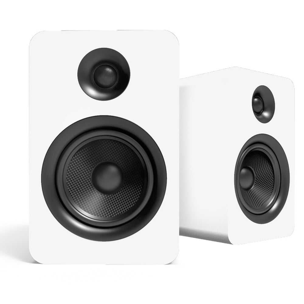 Kanto YU Passive 5.25" Speakers with 1" Silk Dome Tweeter and 5.25" Kevlar Woofer - White, Pair V398-KO-YUP6W