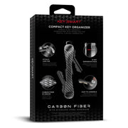 KeySmart Original - Compact Key Holder and Keychain Organiser (Up to 8 Keys) - Carbon Fiber 3K V398-KS019-CF3K