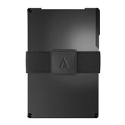 KeySmart Statik Wallet, Holds Up to 15 Cards, Plus Cash, RFID Blocking Technology - Black Aluminum V398-KSSTKPUP-0600-BLK