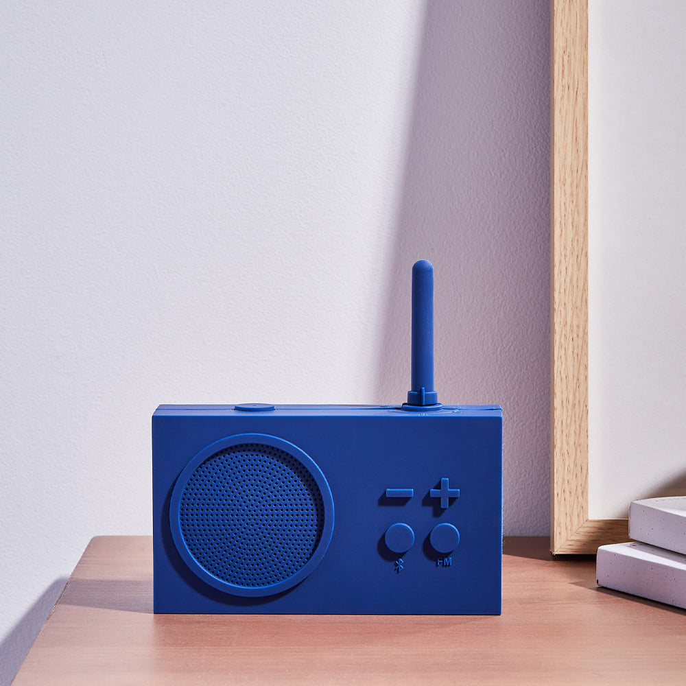 Lexon Thykho 3 Fm Radio & Bluetooth Speaker - Dark Blue V398-LD-LA119DB9