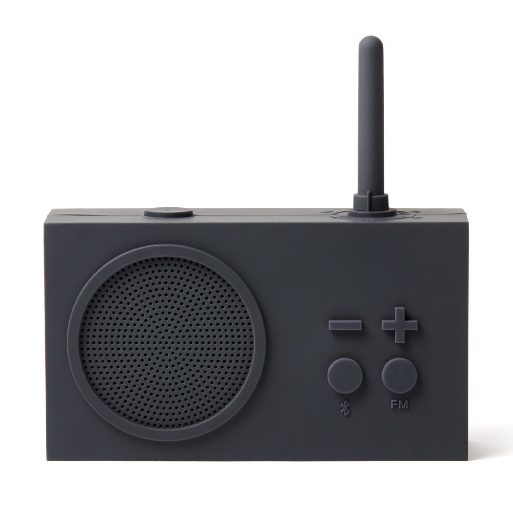 Lexon Thykho 3 Fm Radio & Bluetooth Speaker - Grey V398-LD-LA119G3
