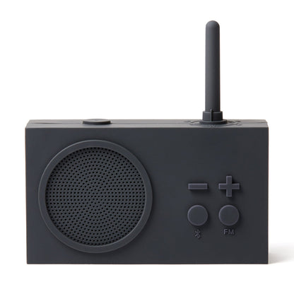 Lexon Thykho 3 Fm Radio & Bluetooth Speaker - Grey V398-LD-LA119G3