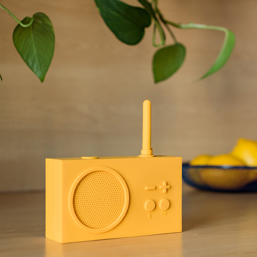 Lexon Thykho 3 Fm Radio & Bluetooth Speaker - Yellow V398-LD-LA119J8
