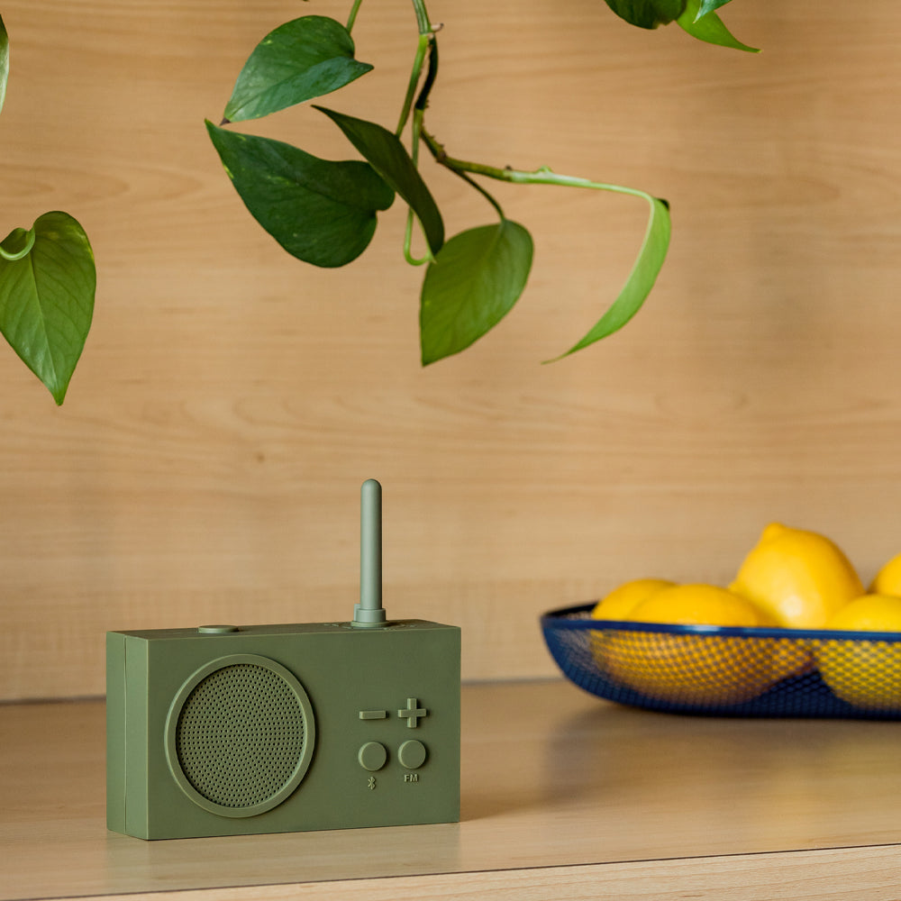 Lexon Thykho 3 Fm Radio & Bluetooth Speaker - Kakhi V398-LD-LA119K9