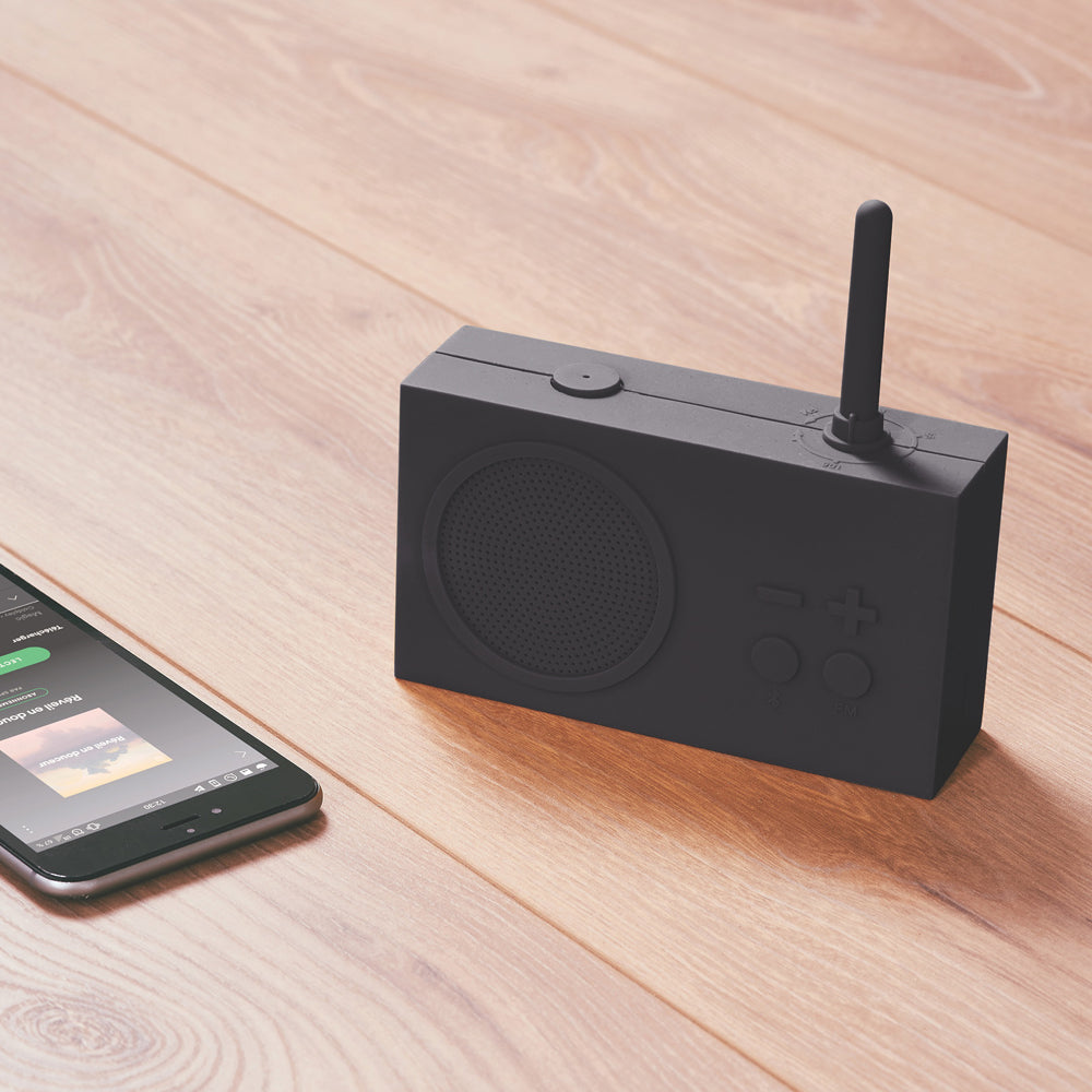 Lexon Thykho 3 Fm Radio & Bluetooth Speaker - Black V398-LD-LA119N1