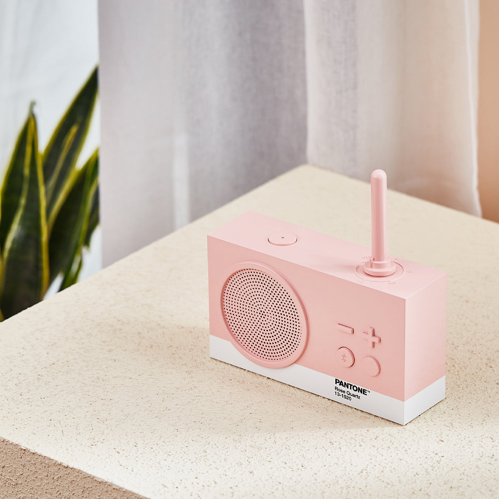 Lexon Thykho 3 Fm Radio & Bluetooth Speaker PANTONE - Rose Pink V398-LD-LA119PT-LP