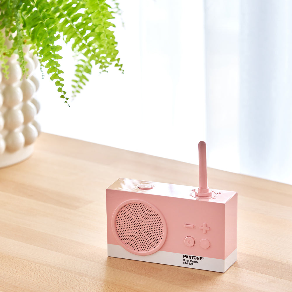 Lexon Thykho 3 Fm Radio & Bluetooth Speaker PANTONE - Rose Pink V398-LD-LA119PT-LP